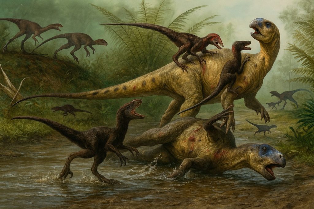 Velociraptors jagen