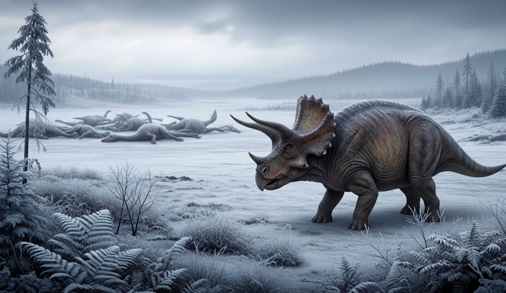 Uitsterven van de dinosauriërs als gevolg van dalende temperaturen
