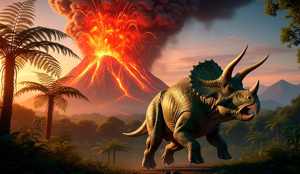 Uitsterven van de dinosauriërs als gevolg van enorme vulkanische activiteit