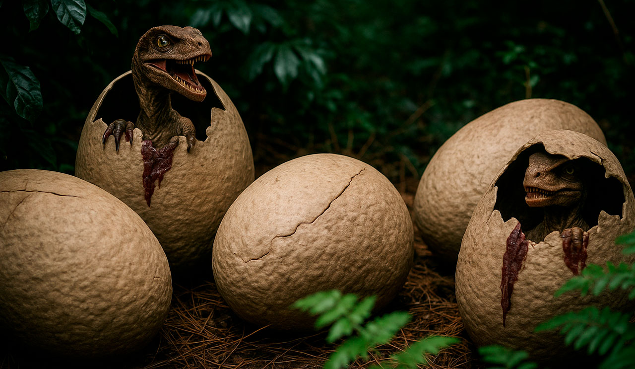 Hoe plantten dinosaurussen zich voort?
