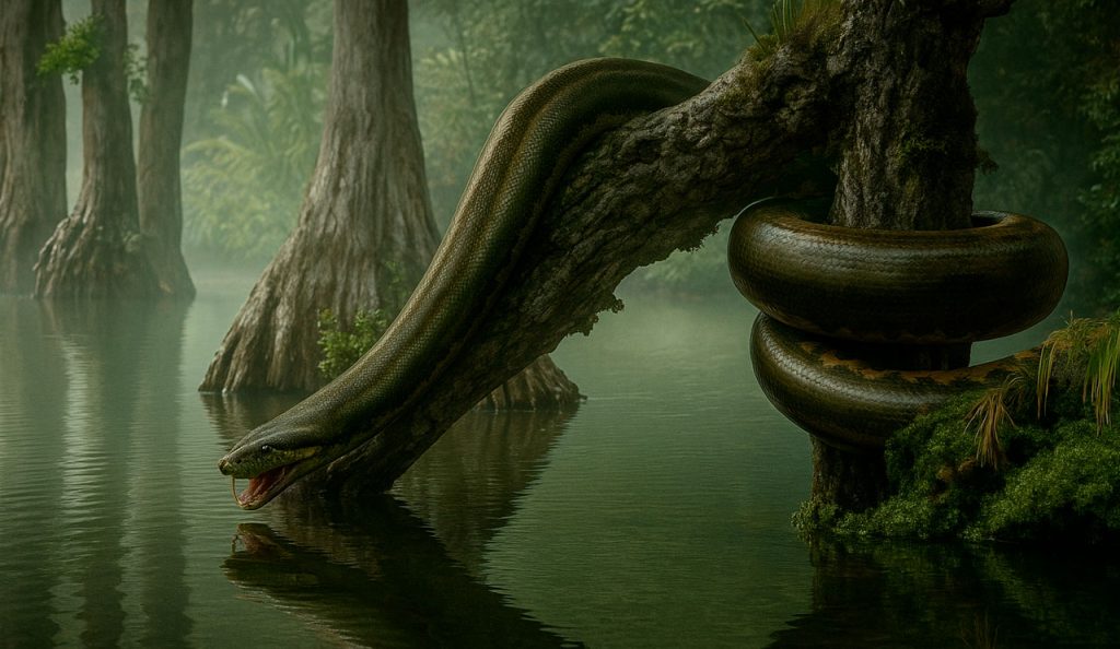Omgeving waar de titanoboa leefde